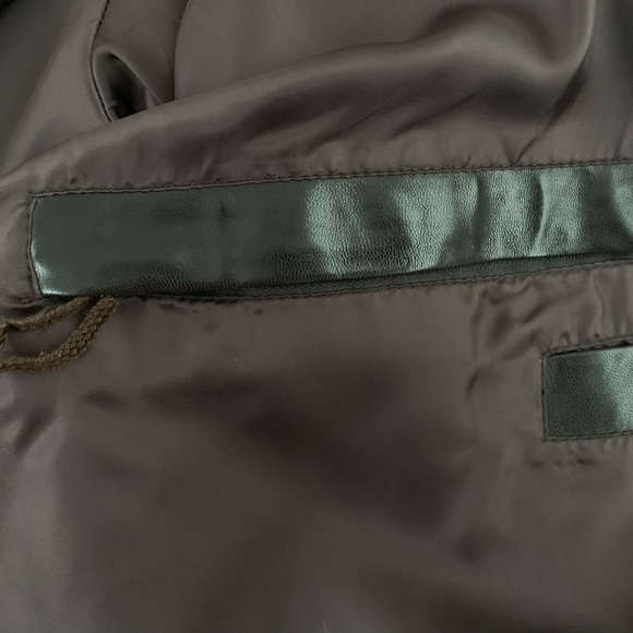 Faconnable Brown Lambskin Leather Jacket. Large. Beautiful. Excellent condition - Picture 12 of 12